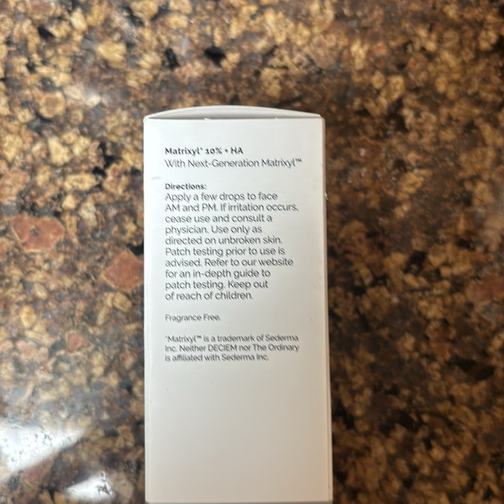 The Ordinary Matrixyl 10% + HA Serum Box - New - Picture 2 of 4